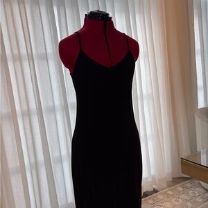 Chic Black Strapless Dress